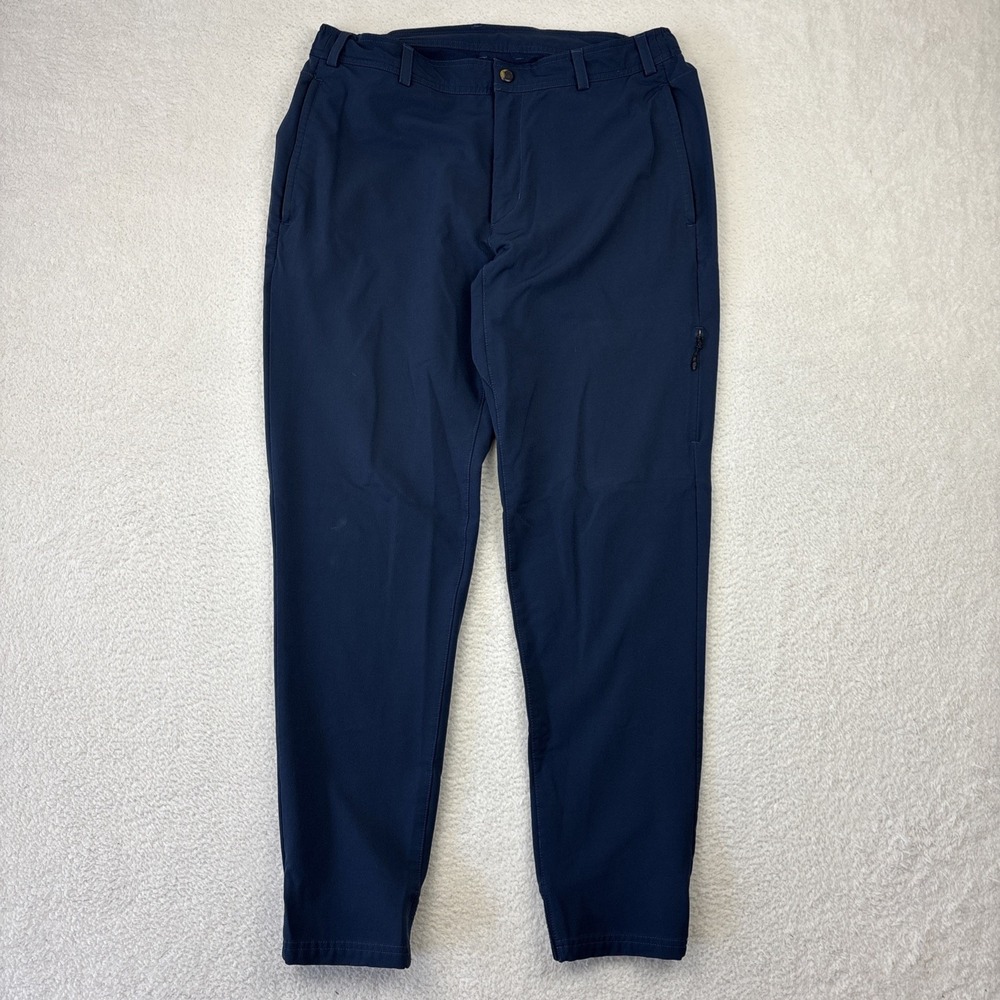 MACK WELDON 'Radius Joggers' Mens‎ Medium Navy Blue Slim Fit Flex Stretch Chinos